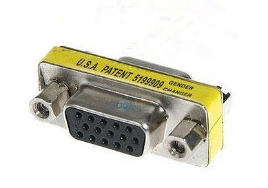 F04520 New VGA 15 Pin Female to Female Converter Adapter