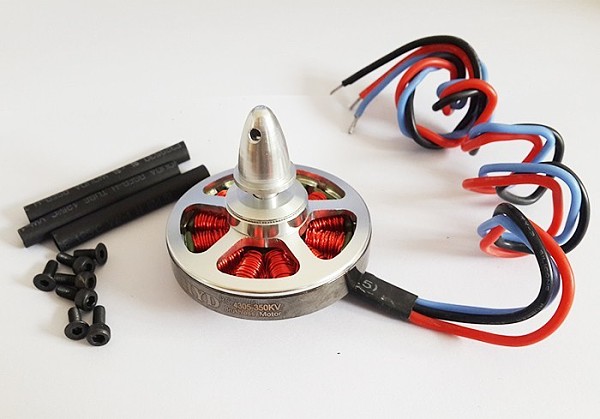 350KV Brushless Disk Motor high Thrust With Mount For Octacopter Hexa Multi Copter Aircraft