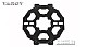 Six-axis Folding Carbon Fiber Adapter Plate Board Tarot FY680