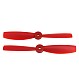 1 Pair 5045 / 6045 Pros 5*4.5 / 6*4.5 CW/ CCW Propeller for Mini Quadcopter Red
