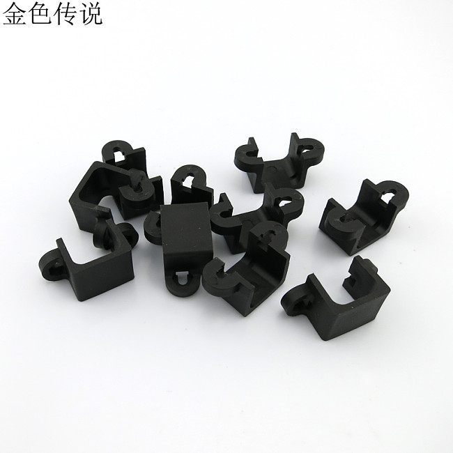 10Pcs N20 Plastic Black Motor Fixed Seat with Screw DIY Motor Mounting Bracket Holder