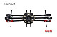 F07807 Tarot 680PRO Six-axis 6-Axis Folding Hexacopter Aircraft Frame Kit TL68P00
