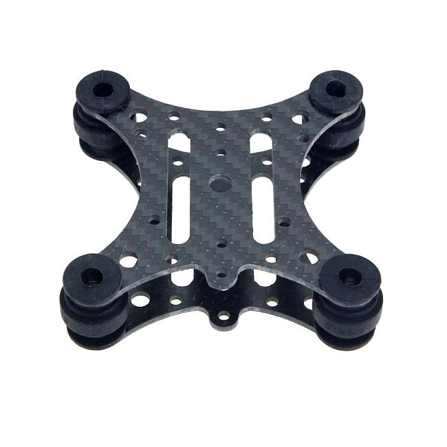 FPV Carbon Fiber Anti Vibration Plate & Rubber Balls for DJI Phantom 1 2 Gimbal Mount Quadcopter Gopro Hero 2 3 PTZ