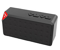 TOLEDA TLS03 Portable Hands-Free Wireless FM Bluetooth Speaker with Line-in Interface for MP3 Phone Computer CD Black
