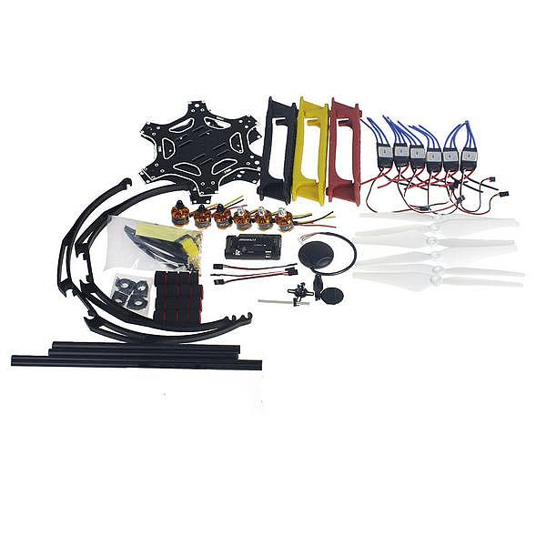 RC Drone MultiCopter 6-axis Aircraft Kit F550 Hexa-Rotor Air Frame GPS APM2.8 Flight Control No Battery No TX/RX