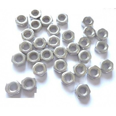100pcs/lot M3 Screw Nut Hex nuts 3mm For Coupler/Motor Mount/Servo Bracket/Robot Car chassis