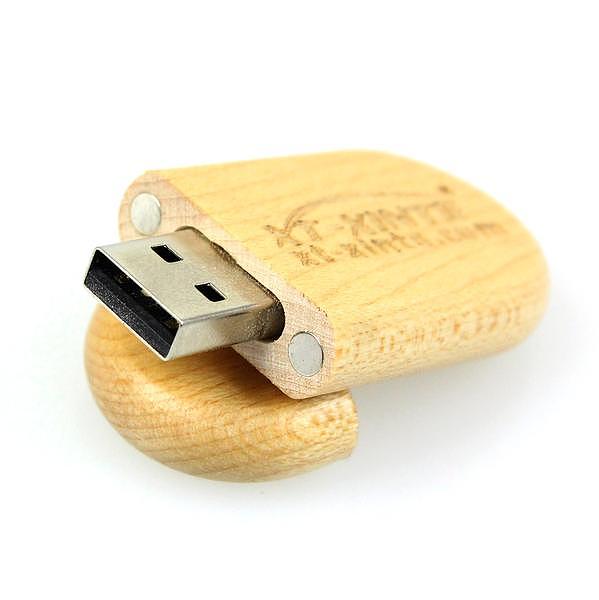 XT-XINTE 8G USB Flash Drive Wood Memory Stick
