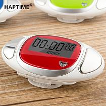 S01088 HAPTIME YGH715 Red LCD Heart Rate Monitor Pedometer Step Calorie Counter 3d Digital Sport Pedometer With Pulse Re