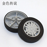 JMT 3 * 56mm Rubber Wheels DIY Car Model Wheel Cart Kit Plastic Wheel Material Handmade 4pcs included