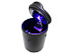 F10179 In-Car Use Portable Cigarette Ashtray Smokeless Tobacco Tray with Blue LED Light for Cars