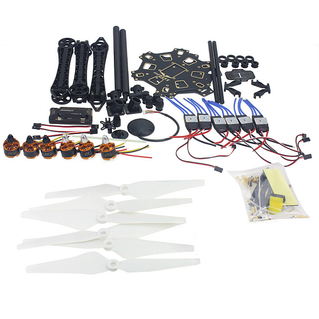 RC Drone 6-axis Aircraft Kit HMF S550 Frame 6M GPS APM 2.8 Flight Control No Transmitter No Battery