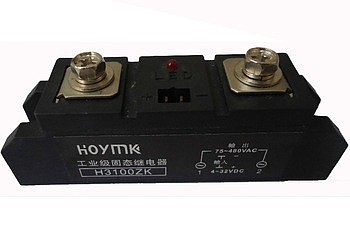 Hoymk Industrial Single Phase Solid State Relay H3100ZK DC-AC 100A 4-32VDC DC to 75-480VAC AC