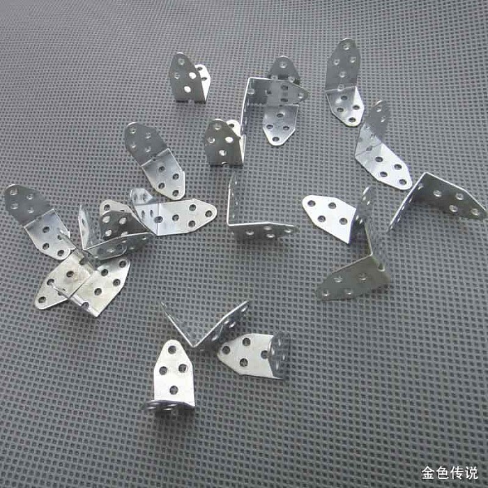 20pcs L-type Metal Plum Frame Axle Angle Fixture DIY Toy Accessories Model Car Axle Bracket