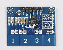 TTP224 4-way capacitive touch switch digital touch sensor module