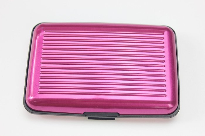 Aluminum Metal Wallet Business ID Credit Card Case Stripe Box Holder Anti RFID Scanning