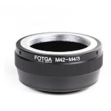 FOTGA M42-M4/3 Lens Adapter For M42 Lens to Olympus panasonic micro Camera Body