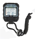LEAP PC80 Professional Digital Stopwatch Timer Handheld 30 Memory 3 Row Large Display Electronic Pocket Running Timer