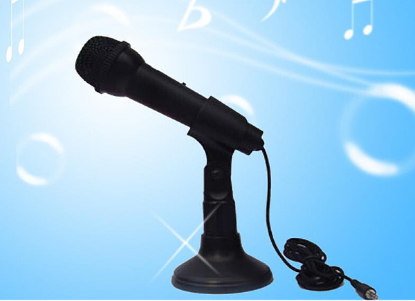 F11238 Suoyana C-800 Multimedia PC Microphone Computer Microphone For Net KTV Black Color