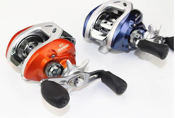 S11212 Diaodelai Fishing Tackle Ball Bearing 6.3:1 Fishing Reel Left / Right Hand Spinning Reel Orange / Blue Optional