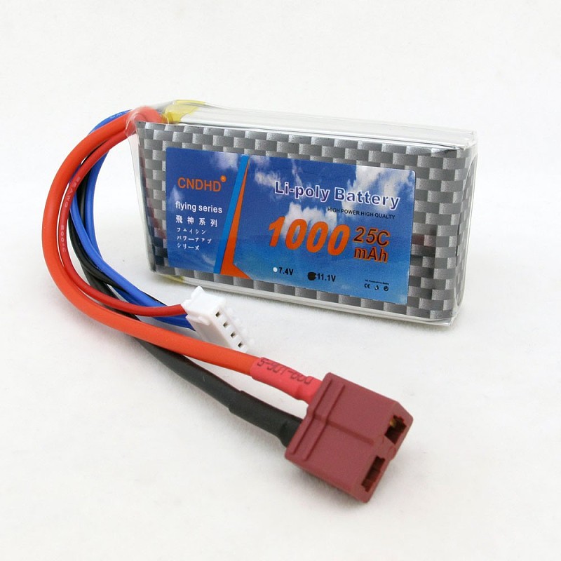 CNDHD Flying Series 11.1V 25C 1000MAH 5C 3S Lipo Battery Li-Poly AKKU Power for RC Aircraft Helicopter Drone