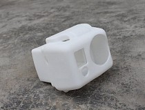 Protective Dustproof Silicone Case Cover Skin White for Gopro HD Hero 2 with LCD