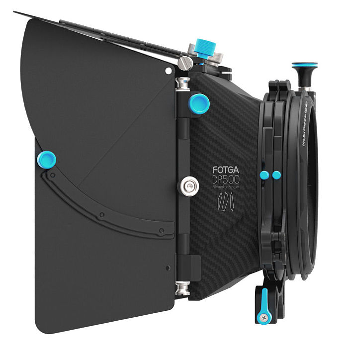 FOTGA DP500 III 3 DSLR Swing-away Matte Box for 15mm Rod Rig 5D3 A7R A7S II BMCC Fit for 19mm Rod System w/ an extra 15-19mm Rod Adapter