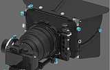 FOTGA DP500 III 3 DSLR Swing-away Matte Box for 15mm Rod Rig 5D3 A7R A7S II BMCC Fit for 19mm Rod System w/ an extra 15-19mm Rod Adapter