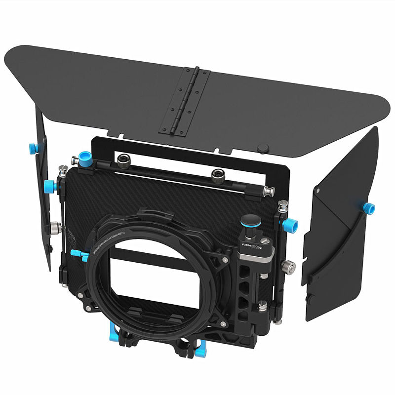 FOTGA DP500 III 3 DSLR Swing-away Matte Box for 15mm Rod Rig 5D3 A7R A7S II BMCC Fit for 19mm Rod System w/ an extra 15-19mm Rod Adapter