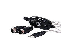 High Quality MIDI USB Interface Cable Converter PC to Music Keyboard Adapter