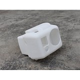 Protective Dustproof Silicone Case Cover Skin White for Gopro HD Hero 2 with LCD