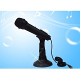 F11238 Suoyana C-800 Multimedia PC Microphone Computer Microphone For Net KTV Black Color