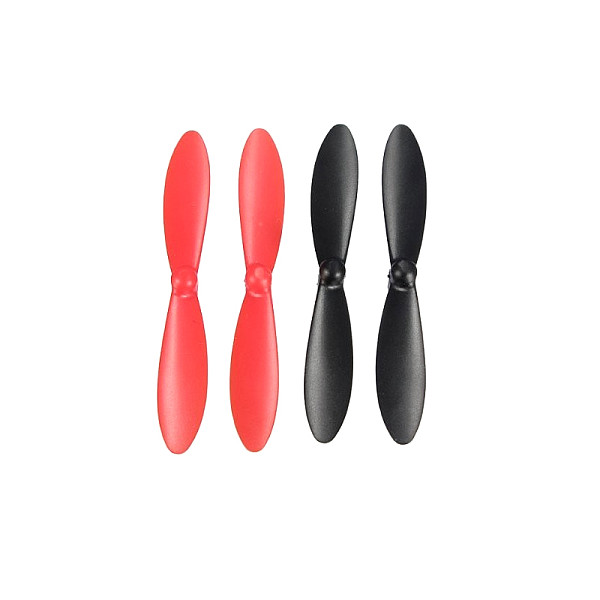 Original Hubsan H107-A35 Propeller Set for Hubsan H107D/H107L/H107C Quadrocopter 4-axis RC Aircraft Color Black and Red