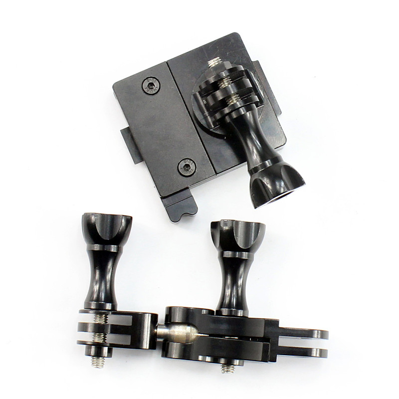 GoPro Helmet Front Mount 360 Degree Rotating Head Camera Universal Bracket Set for GoPro HERO13/3/3+/4/5 Accessories