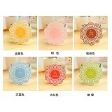 F05664 Beautiful Vintage Hollow out Lace Silicon Coffee Tea Bar Cup Mat Pad Coaster Cushion Decoration Protector