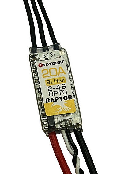 Flycolor 20A 30A BLHeli OPTO RAPTOR MINI ESC Light Weight Electronic Speed Controller for 2-4S Multi-copter Racing Drone