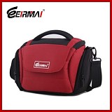 EIRMAI DSLR Camera Polyester Waterproof Bag Outdoor L Size 351*161*211mm Red Color Sling Shoulder Bag