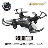 FQ777-951C MINI With 0.3MP Camera Headless Mode 2.4G 4CH 6 Axis RC Quadcopter RTF Support SD card