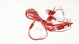 1.2M  Red In-Ear Headset Earphones Headphones 3.5mm With Microphone for Smartphone MP3