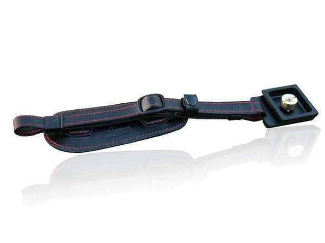 Leather Hand Wristband Strap Bundle + Hook + Metal Quick Release Plate for Tripod SLR DSLR Camera