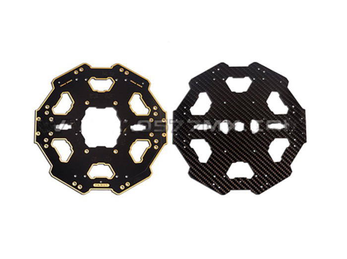 Tarot Carbon Fiber Folded Six-axis Center Plate TL68P01 Black for Tarot 680 PRO Aircraft