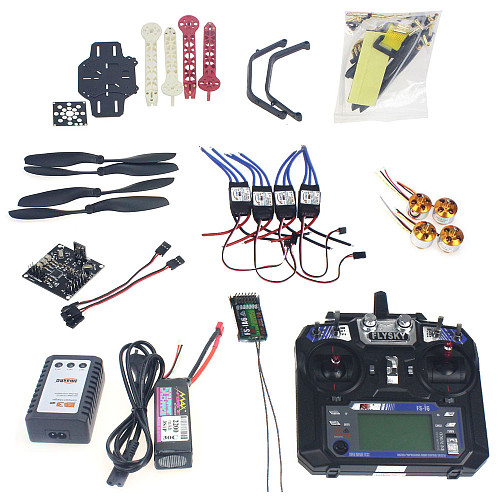 Full Set RC Drone Quadrocopter 4-axis Aircraft Kit F330 MultiCopter Frame KK XCOPTER V2.9 Flight Control Flysky FS-i6 Tr