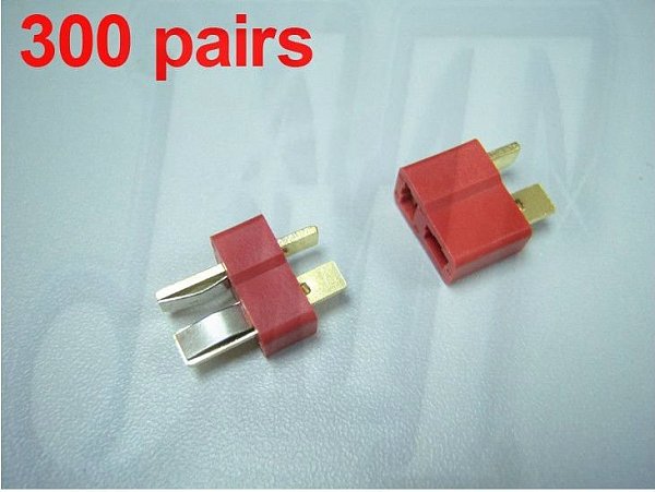 300pairs/lot Deans Ultra Plug Connector Male+Female T plug All RC ESC Battery helli Airplane car boat