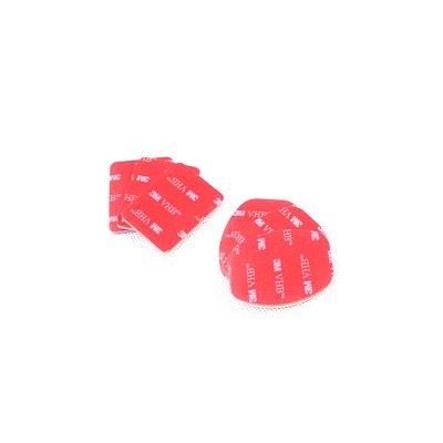 6 Pcs 3M VHB Adhesive Sticky 3 Concave 3 Flat Sticker for Gopro hero 1 2 3 Helmet Mount Red GITUP GIT1 GIT2