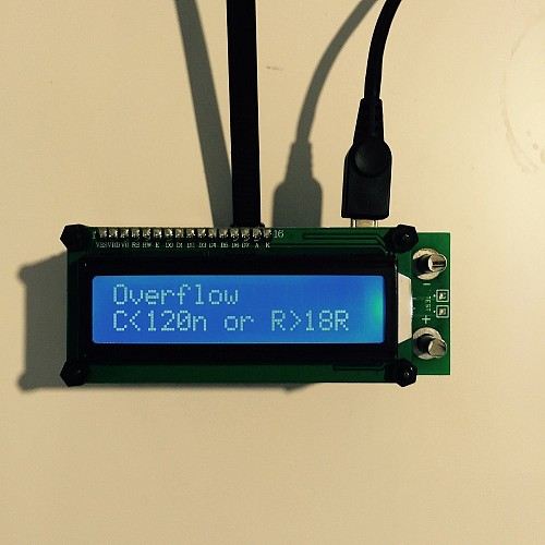 F11709 ESR01 LCR Resistance Inductance Capacitance ESR Meter Tester