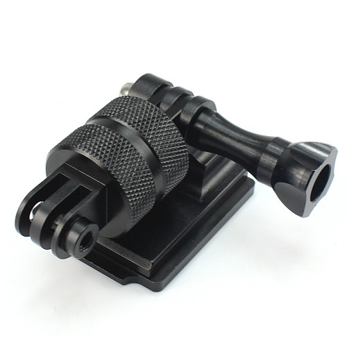 OEM 360 Degree Swivel Rotating Tripod Mount+Helmet Aluminum Fixed Mount+ Screw for GOPRO13/3+/4/5/ SJ/Xiaomi Yi/GitUp Camer