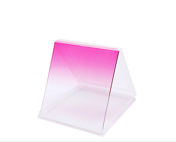 Selens 95x84mm Color Square Medium Gray ND Filter Gradual Pink Photographic Accessory for DSLR Cokin P Series Camera