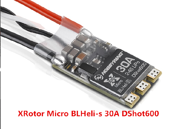4 Pcs HobbyWing XRotor Micro BLHeli-s 30A ESC Speed Controller ?2-4S LiPo DShot600 Brushless for FPV RC Drone