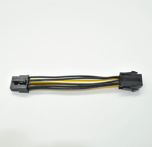 1pcs 18AWG PCI Express 6 pin to 8 pin Power Adapter Cable 6p to 8p PCIe Cable