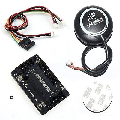 APM2.6 APM 2.8 Multicopter Flight Controller Kit Built-in Compass with 6M GPS Connect Cable for FPV RC Drone Aircraft