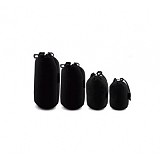 4pcs/set Hot Size Generic XL L M S Neoprene Soft Camera Lens Pouch Bag Case Waterproof